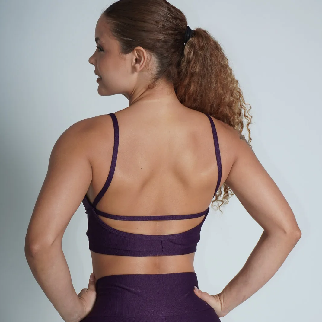 Legging Compressão + Top Lua Berinjela — foto 4