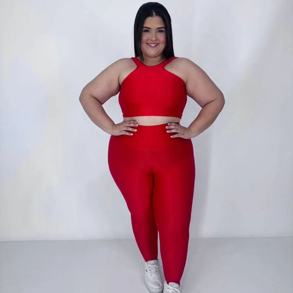 Legging Compressão + Top Juliana Chilli- Plus Size — foto 2