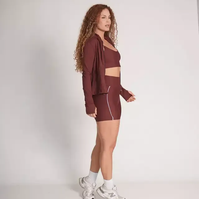 Casaco Poliamida Comfy Melissa Chocolate — foto 5