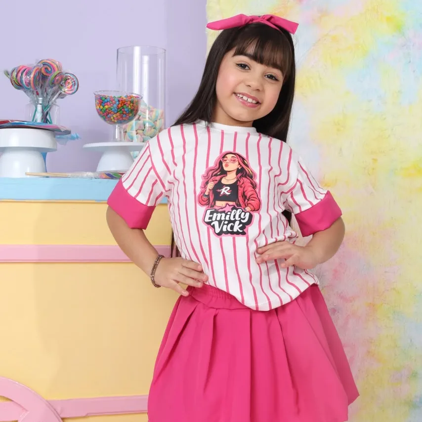 Conjunto Feminino Infantil Da Emilly Vick — foto 6
