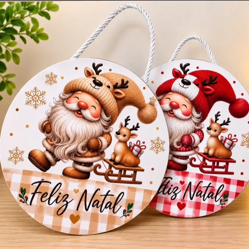 Guirlanda Decorativa Personalizada em MDF 20x20cm — foto 2