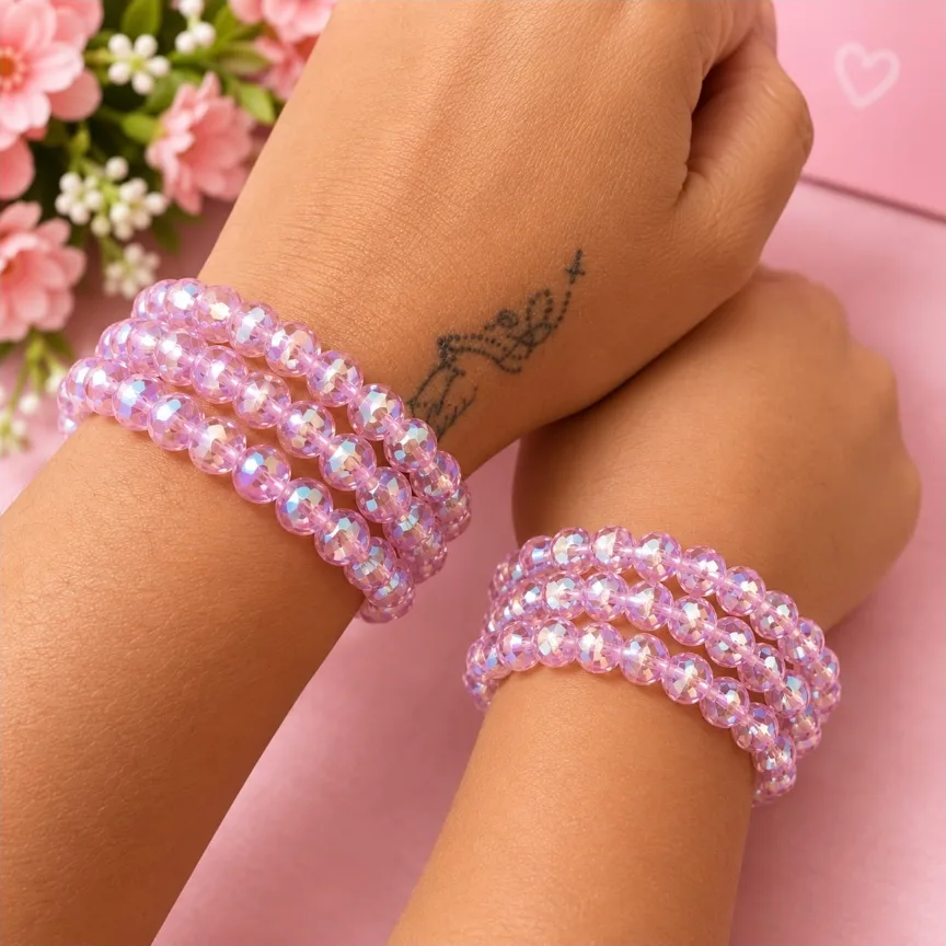Pulseiras tal Mãe tal Filha Kit 6 Peças Adulto/infantil Feminina — foto 2