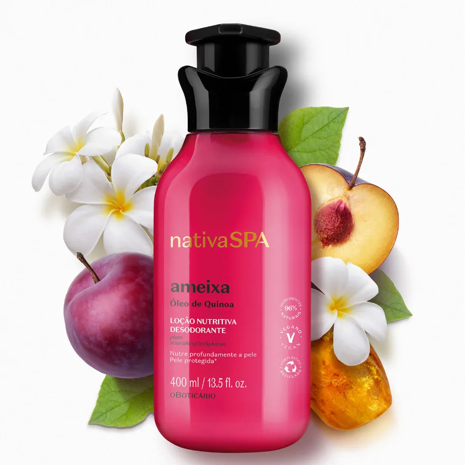 Hidratante Corporal Nativa Spa Ameixa 400ml  O Boticário — foto 4