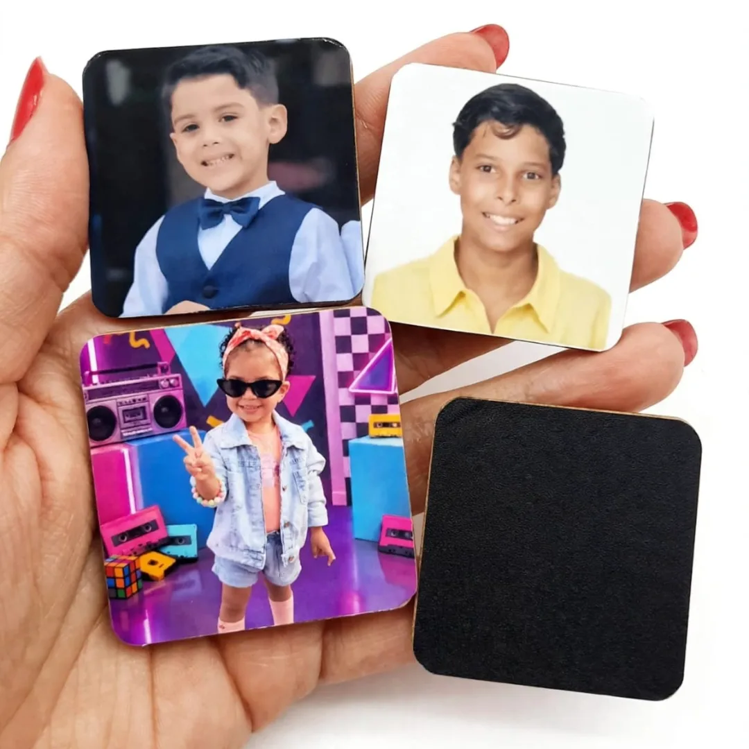 Foto Ímã Personalizado MDF 5x5cm (com Sua Foto) — foto 3