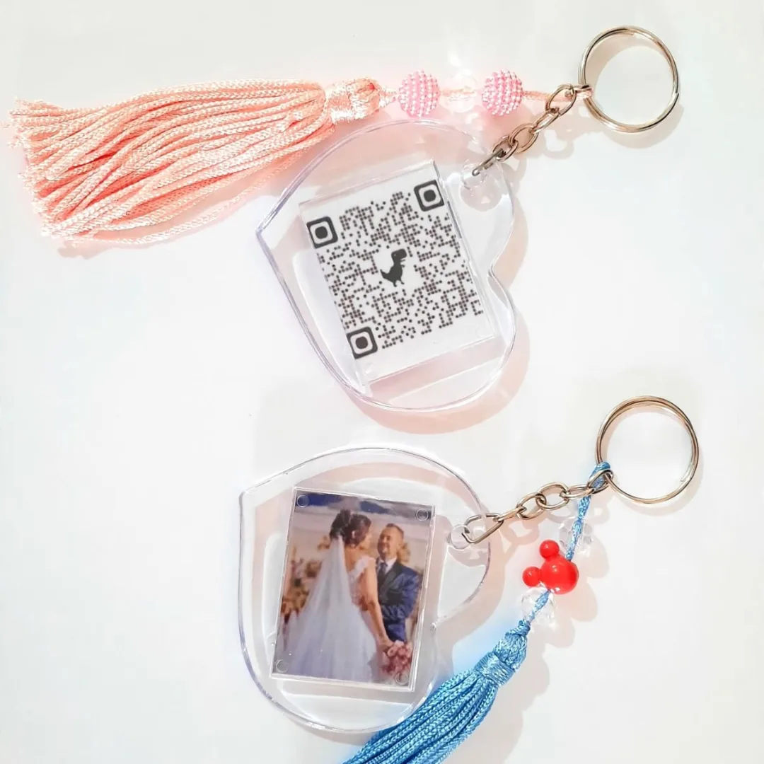 Chaveiro Coração Personalizado 2 fotos 🥰 — foto 4