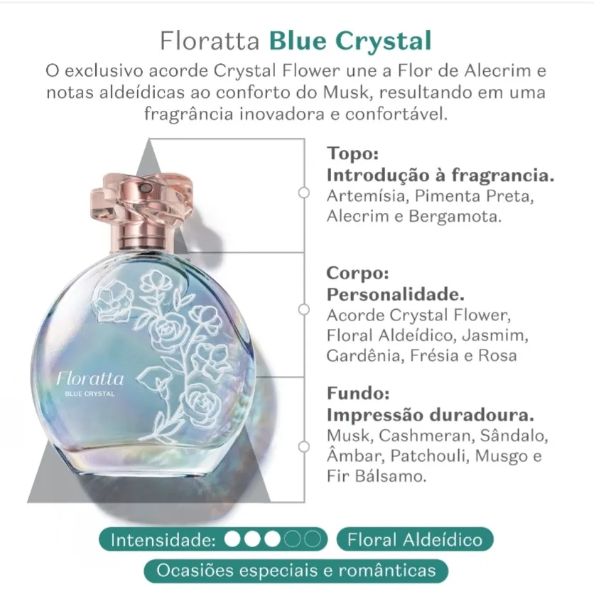 Floratta Blue Crystal 75ml O Boticário — foto 5