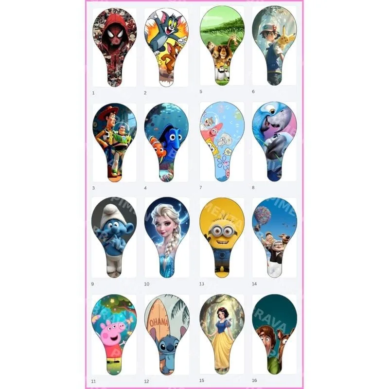 Kit: 2 Raquetes Mdf + Bolinha Ping Pong Infantil Divertido Brinquedo — foto 3