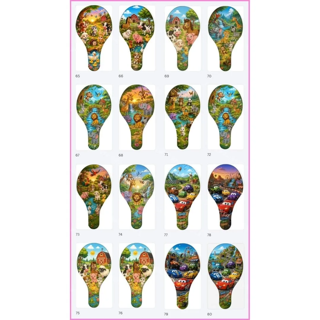 5 Kits: Cada kit com 2 Raquetes Mdf + Bolinha Ping Pong Infantil Divertido Brinquedo (cópia) — foto 4