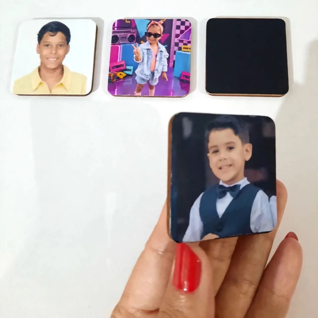 Foto Ímã Personalizado MDF 5x5cm (com Sua Foto) — foto 2