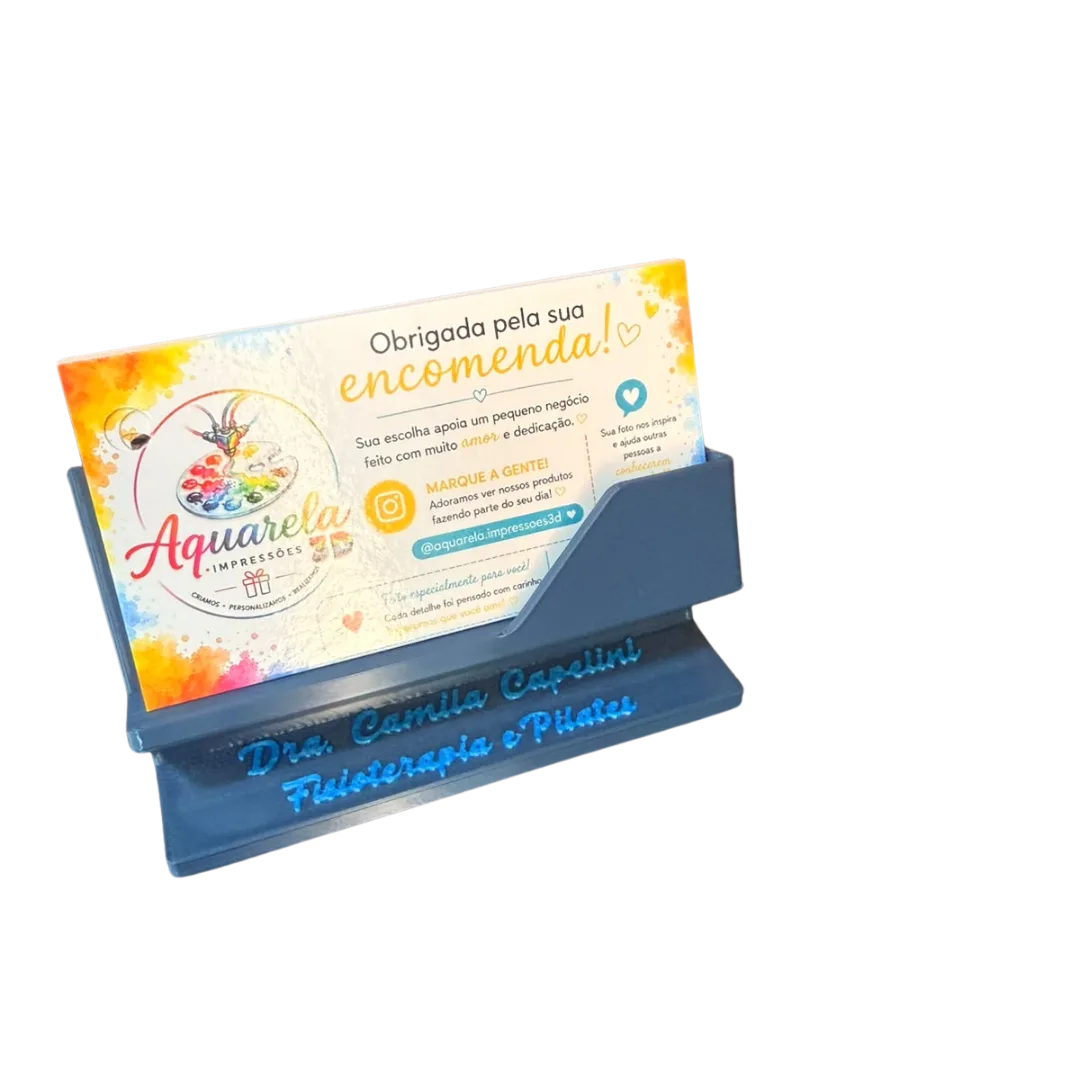 Porta Cartões de Visita - Personalizado — foto 2
