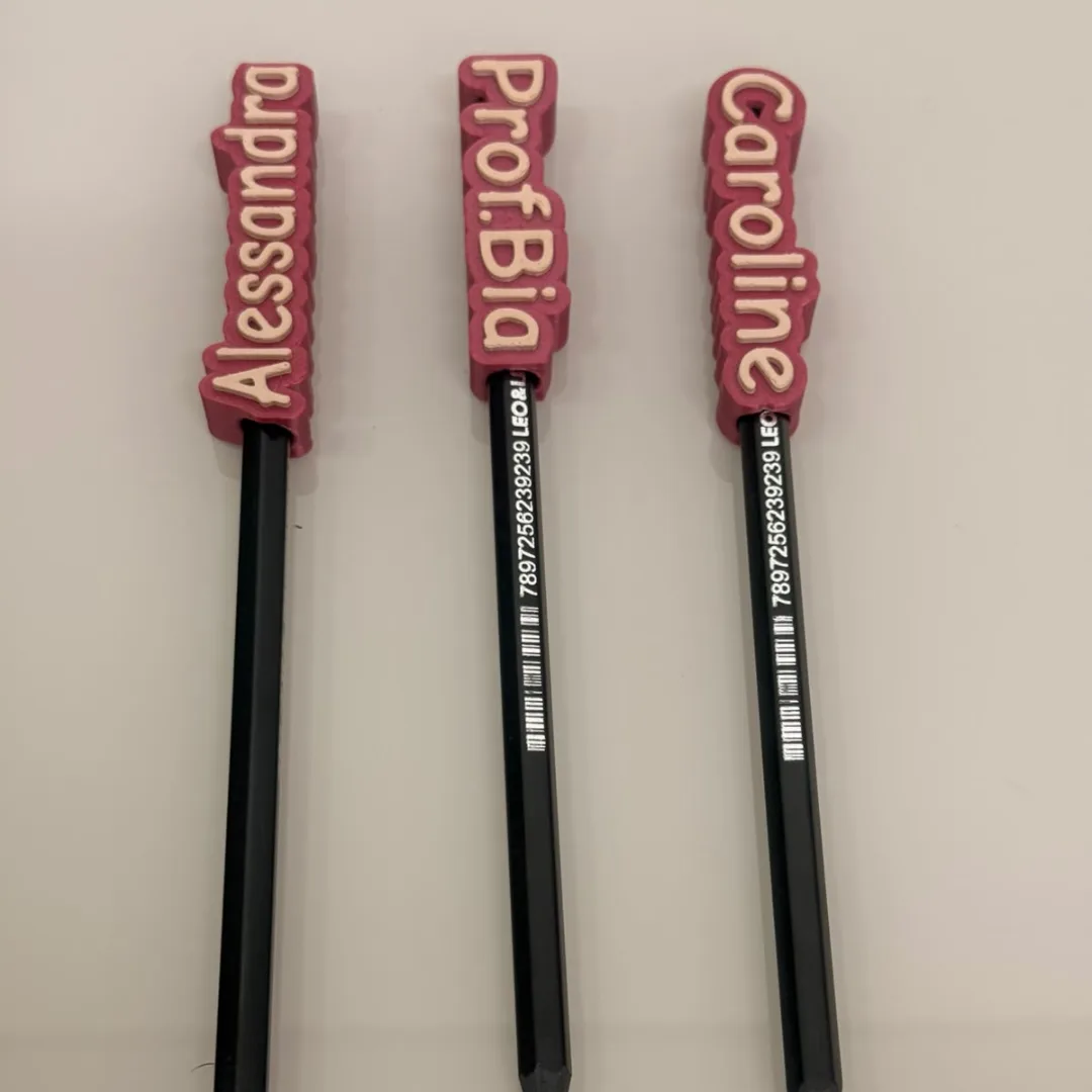 Ponteira Personalizada para Lápis ou Caneta — foto 5