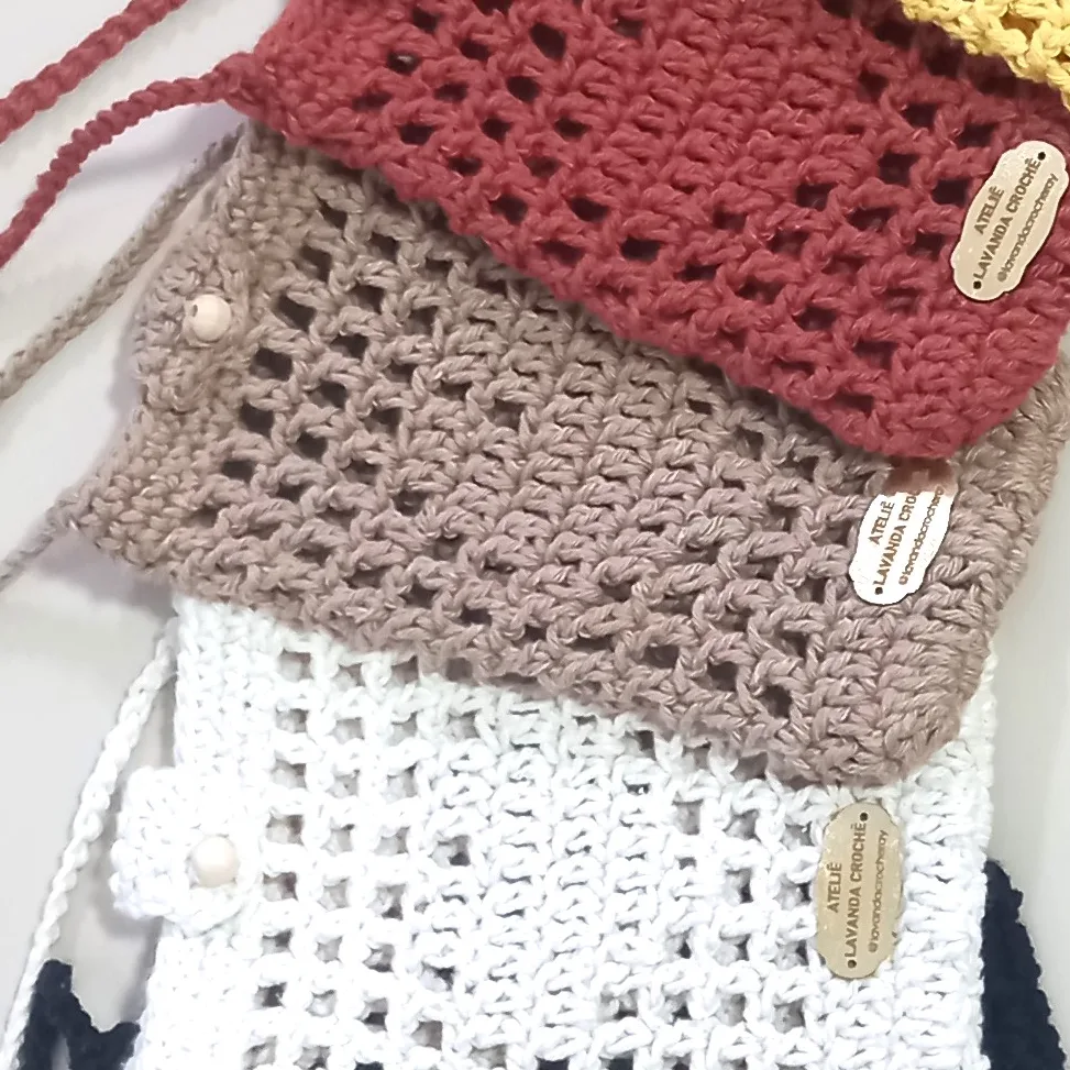 Bolsa Porta Celular em Crochê — foto 2