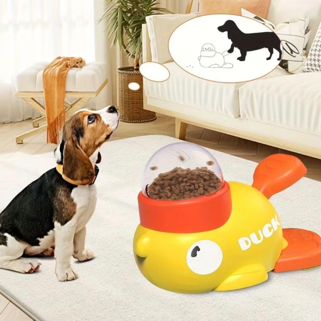 Brinquedo Interativo para Cães e Gatos com Dispenser de Ração e Petiscos – Alimentação Lenta — foto 3