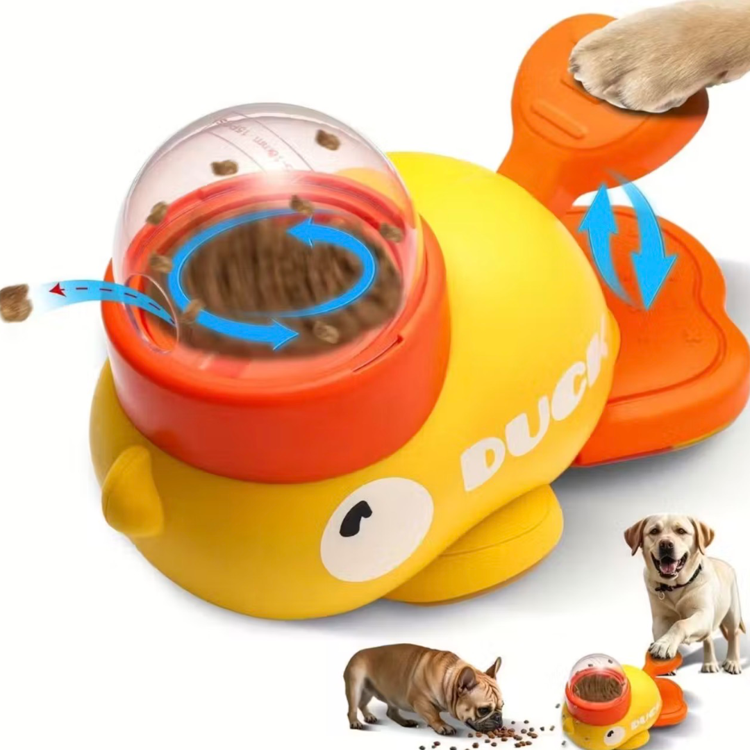 Brinquedo Interativo para Cães e Gatos com Dispenser de Ração e Petiscos – Alimentação Lenta — foto 2