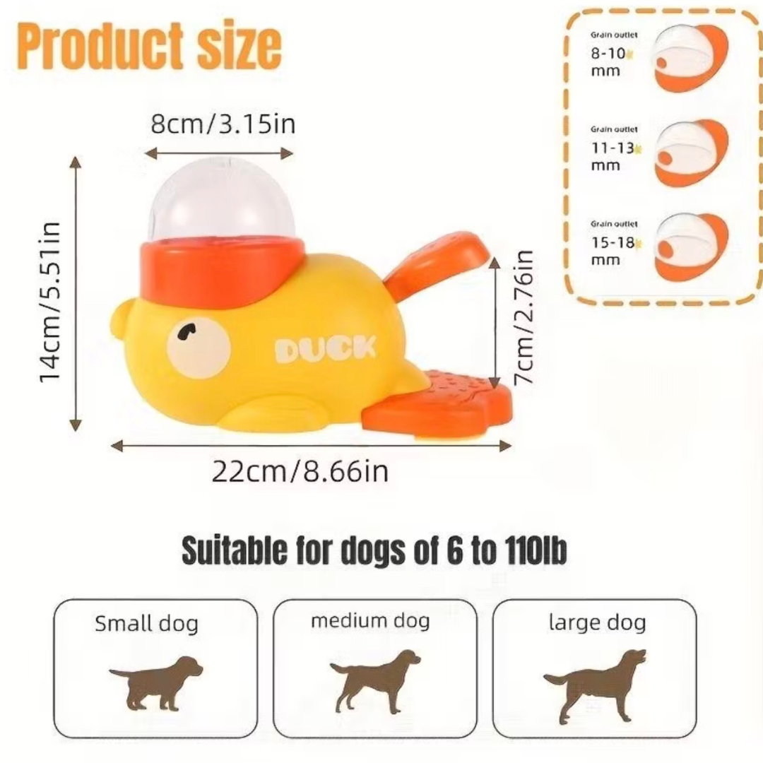 Brinquedo Interativo para Cães e Gatos com Dispenser de Ração e Petiscos – Alimentação Lenta — foto 4